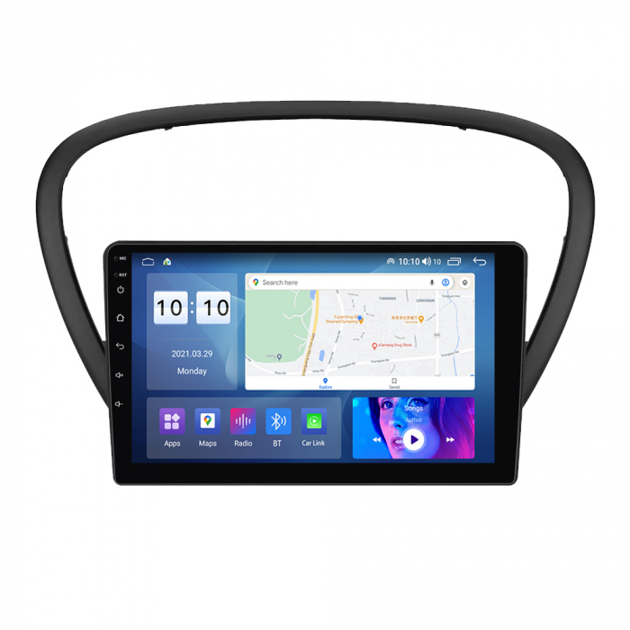 (Resigilata) Navigatie dedicata Peugeot 607 2004-2010, 2GB RAM 32GB ROM, Quad Core, Display 9" IPS Full HD, Carplay, Android 13, Bluetooth, Magazin Play, Suport camere AHD [4]