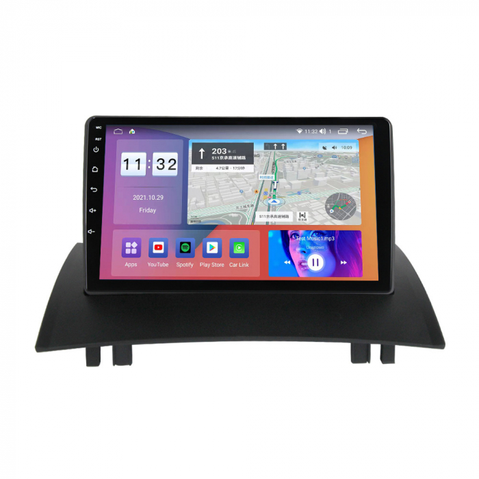 (Resigilata) Navigatie dedicata Renault Megane 2 2002-2009, 2GB RAM 32GB ROM, Quad Core, Display 9" IPS Full HD, Carplay, Android 13, Bluetooth, Magazin Play, Suport camere AHD [2]