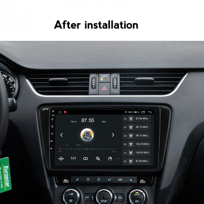 (Resigilata) Navigatie dedicata Skoda Octavia 2013-2018, 2GB RAM 32GB ROM, Quad Core, Display 10" IPS Full HD, Carplay, Android 13, Bluetooth, Magazin Play, Suport camere AHD [2]