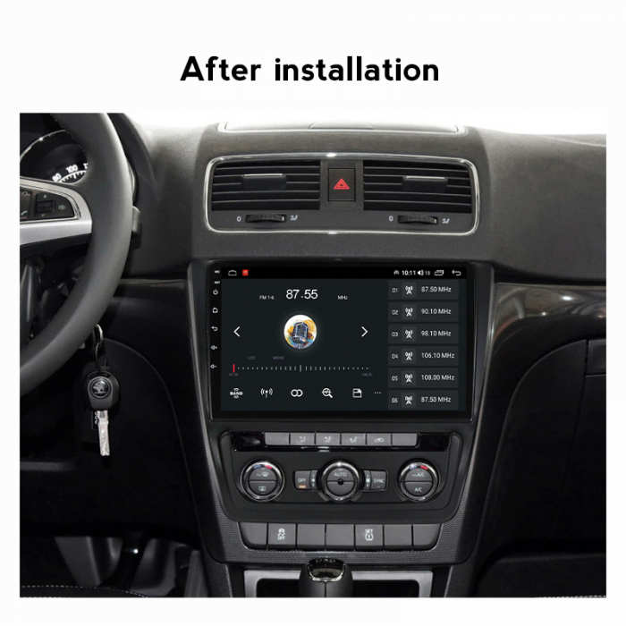 (Resigilata) Navigatie dedicata Skoda Yeti 5L 2009-2014, 2GB RAM 32GB ROM, Quad Core, Display 10" IPS Full HD, Carplay, Android 13, Bluetooth, Magazin Play, Suport camere AHD [2]
