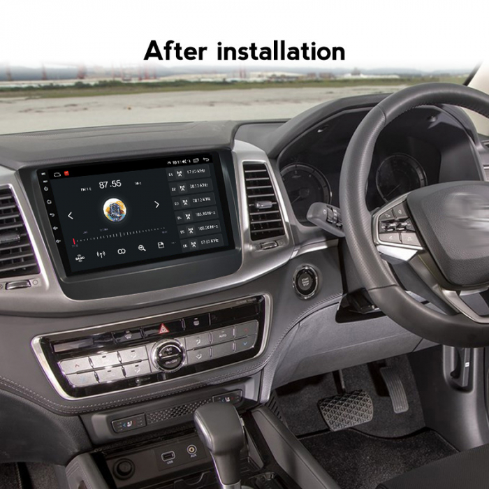 (Resigilata) Navigatie dedicata SsangYong Rexton 2019, 2GB RAM 32GB ROM, Quad Core, Display 9" IPS Full HD, Carplay, Android 13, Bluetooth, Magazin Play, Suport camere AHD [3]