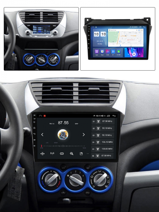 (Resigilata) Navigatie dedicata Suzuki Alto 2009-2016, 2GB RAM 32GB ROM, Quad Core, Display 9" IPS Full HD, Carplay, Android 13, Bluetooth, Magazin Play, Suport camere AHD [3]