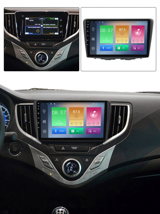 (Resigilata) Navigatie dedicata Suzuki Baleno 2016-2018, 2GB RAM 32GB ROM, Quad Core, Display 9" IPS Full HD, Carplay, Android 13, Bluetooth, Magazin Play, Suport camere AHD [3]