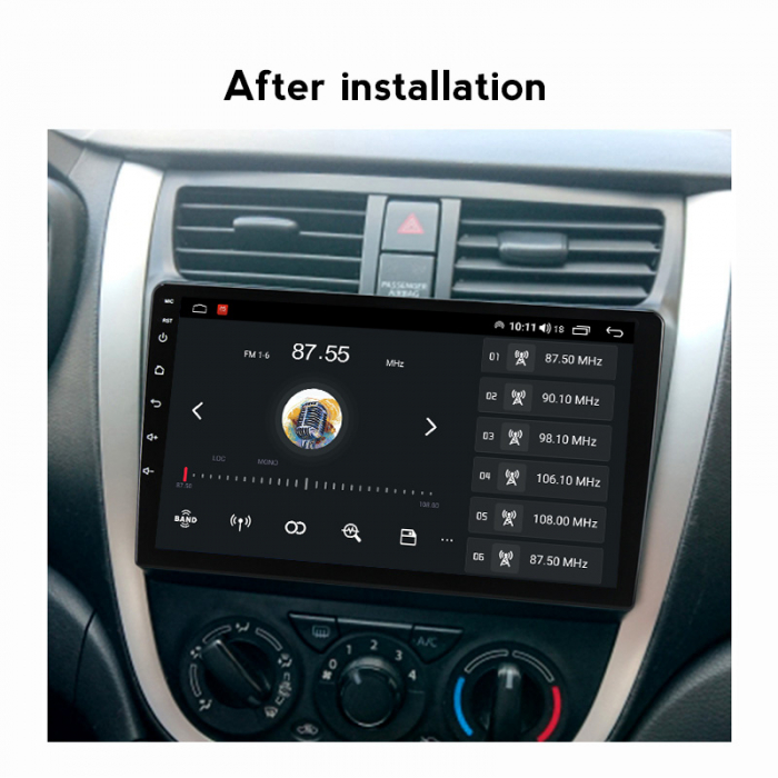 (Resigilata) Navigatie dedicata Suzuki Celerio 2015-2018, 2GB RAM 32GB ROM, Quad Core, Display 9" IPS Full HD, Carplay, Android 13, Bluetooth, Magazin Play, Suport camere AHD [3]