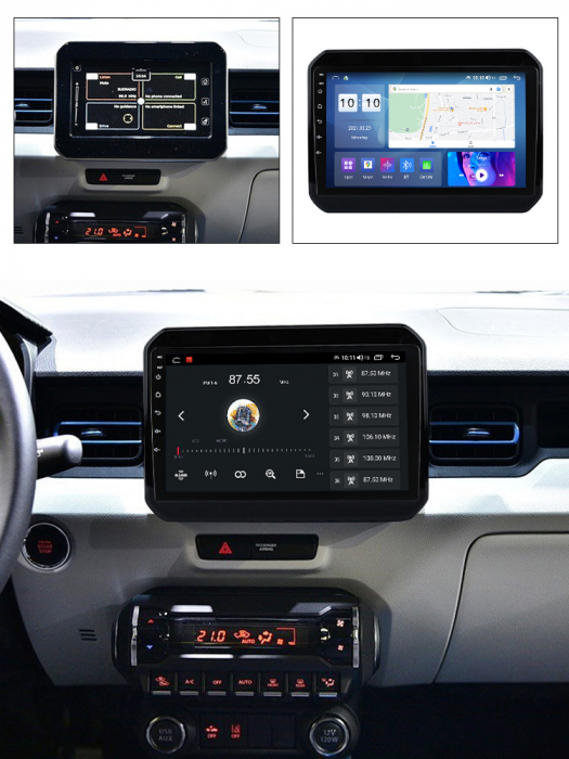 (Resigilata) Navigatie dedicata Suzuki Ignis 2016-2020, 2GB RAM 32GB ROM, Quad Core, Display 9" IPS Full HD, Carplay, Android 13, Bluetooth, Magazin Play, Suport camere AHD [2]