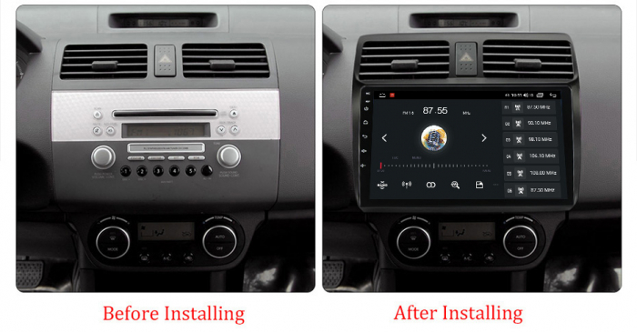 (Resigilata) Navigatie dedicata Suzuki Swift 2003-2010, 2GB RAM 32GB ROM, Quad Core, Display 10" IPS Full HD, Carplay, Android 13, Bluetooth, Magazin Play, Suport camere AHD [4]