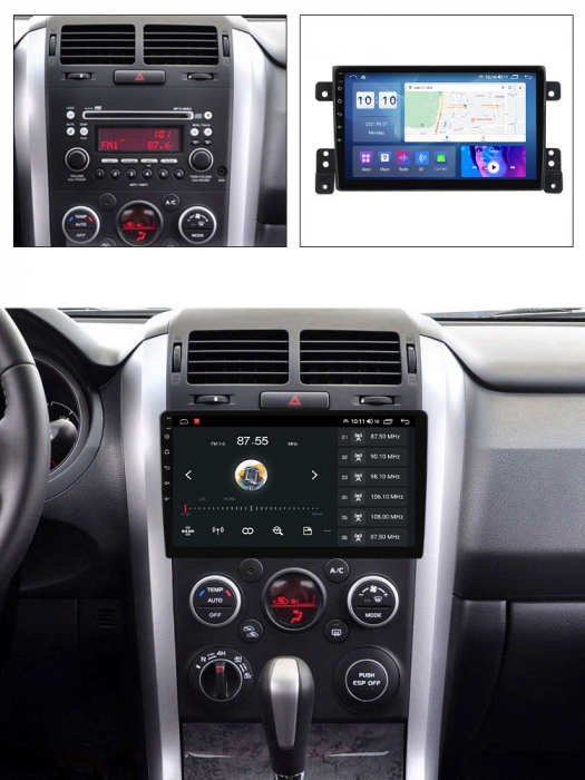(Resigilata) Navigatie dedicata Suzuki Vitara 2005-2015, 2GB RAM 32GB ROM, Quad Core, Display 9" IPS Full HD, Carplay, Android 13, Bluetooth, Magazin Play, Suport camere AHD [7]