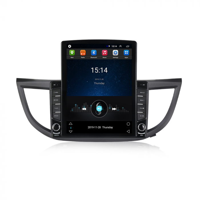 Navigatie dedicata Tesla Style Honda CR-V 2012-2016, 4GB RAM 64GB ROM, Tesla Style, ANDROID 13, Carplay & Android Auto, 9.7 inch, Internet, Aplicatii, Waze, Gps [2]