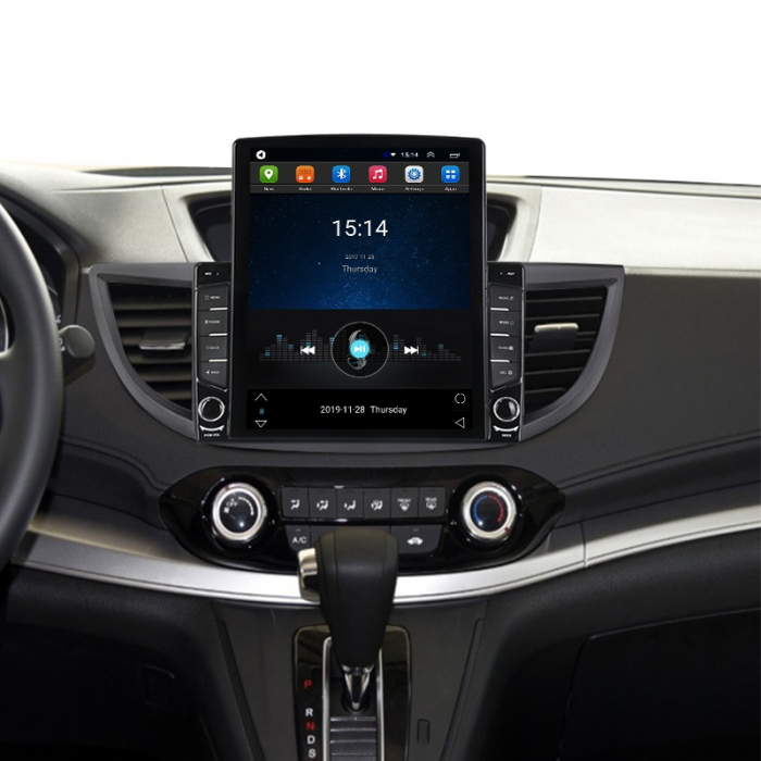 Navigatie dedicata Tesla Style Honda CR-V 2012-2016, 4GB RAM 64GB ROM, Tesla Style, ANDROID 13, Carplay & Android Auto, 9.7 inch, Internet, Aplicatii, Waze, Gps [3]