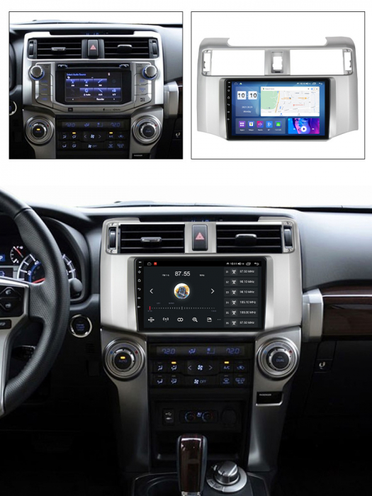 (Resigilata) Navigatie dedicata Toyota 4Runner 2009-2017, Android 13, Wireless Carplay si Android auto 2 GB RAM 32 ROM, Display IPS, 9 inch, Microfon Extern [6]
