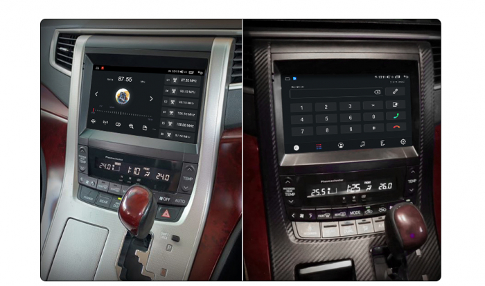 Navigatie dedicata Toyota Alphard 2008-2014, 12GB RAM 256GB ROM, Android 13, Rezolutie 2K, Display QLED, 9", DSP, Carplay, Android Auto, Internet, Youtube, Waze, Wi Fi, USB [6]
