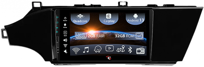 Navigatie dedicata Toyota Avalon 2012-2018, USB&Butoane fizice frontale, Android 13, Wireless Carplay si Android auto 2 GB RAM 32 ROM, Display IPS, 9 inch, Microfon Extern [1]