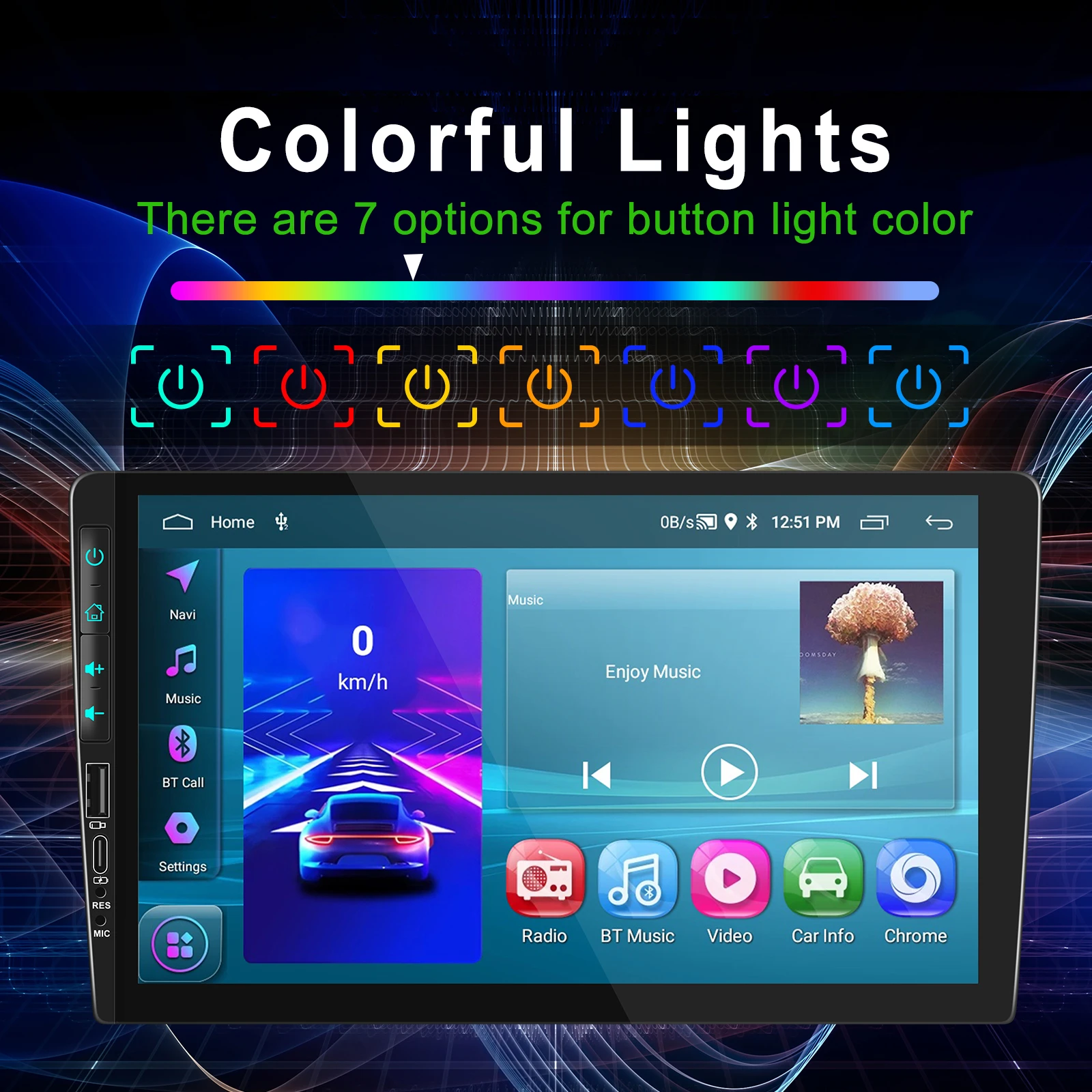 Navigatie dedicata Toyota Camry 2006-2011, USB&Butoane fizice frontale, Android 13, Wireless Carplay si Android auto 2 GB RAM 32 ROM, Display IPS, 9 inch, Microfon Extern [4]