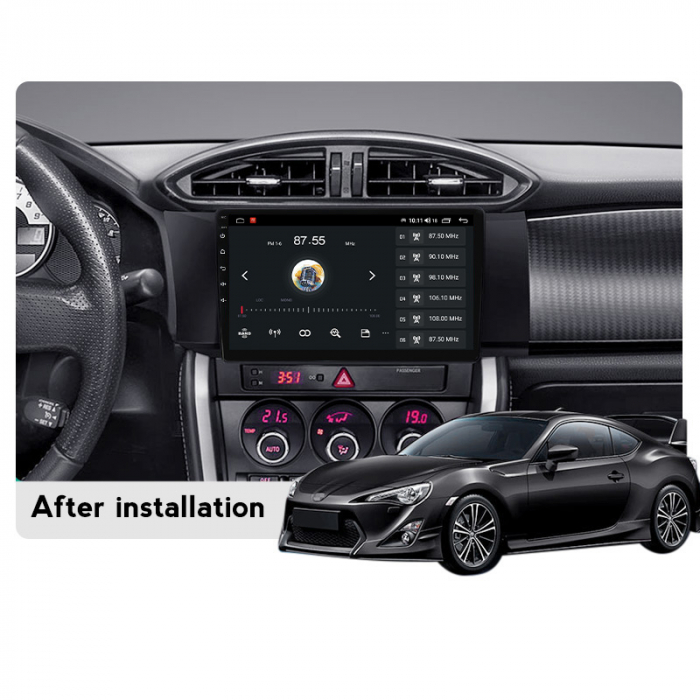 (Resigilata) Navigatie dedicata Toyota GT 86 2012-2016, 2GB RAM 32GB ROM, Quad Core, Display 9" IPS Full HD, Carplay, Android 13, Bluetooth, Magazin Play, Suport camere AHD [7]