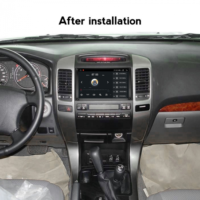 Navigatie dedicata Toyota Prado 2002-2009, 12GB RAM 256GB ROM, Android 13, Rezolutie 2K, Display QLED, 9", DSP, Carplay, Android Auto, Internet, Youtube, Waze, Wi Fi, USB [5]