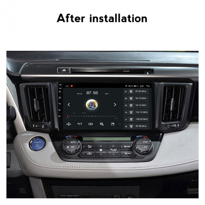 (Resigilata) Navigatie dedicata Toyota RAV4 2013-2018, 2GB RAM 32GB ROM, Quad Core, Display 9" IPS Full HD, Carplay, Android 13, Bluetooth, Magazin Play, Suport camere AHD [2]