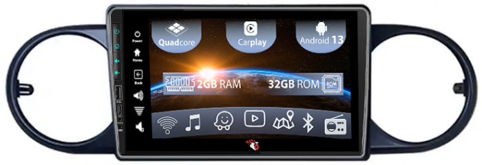 Navigatie dedicata Toyota Rumion Avalon 2007-2019, USB&Butoane fizice frontale, Android 13, Wireless Carplay si Android auto 2 GB RAM 32 ROM, Display IPS, 9 inch, Microfon Extern [1]