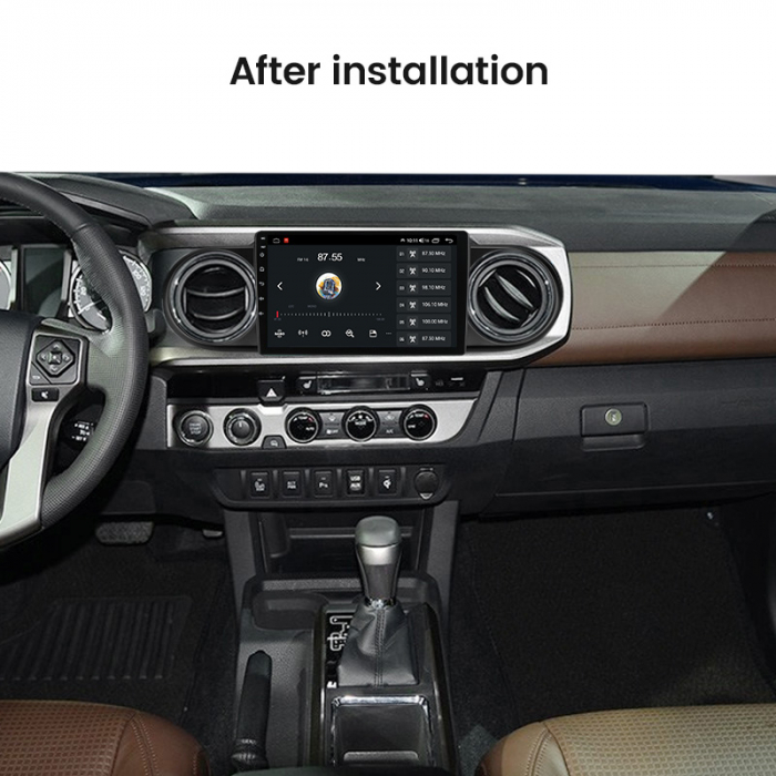Navigatie dedicata Toyota Tacoma 2015-2021, USB&Butoane fizice frontale, Android 13, Wireless Carplay si Android auto 2 GB RAM 32 ROM, Display IPS, 9 inch, Microfon Extern [6]