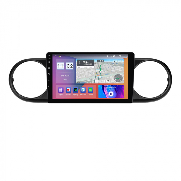 Navigatie dedicata Toyota Tacoma 2015-2021, USB&Butoane fizice frontale, Android 13, Wireless Carplay si Android auto 2 GB RAM 32 ROM, Display IPS, 9 inch, Microfon Extern [2]