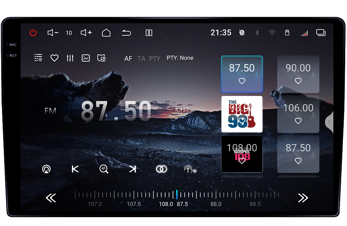 Navigatie Universala de 16GB RAM 512GB Stocare, Android 14, Rezolutie 2K, Display QLED 9", DSP, Carplay&Android Auto, SIM 4G, Ventilator Activ, Suport Camere 360 [4]