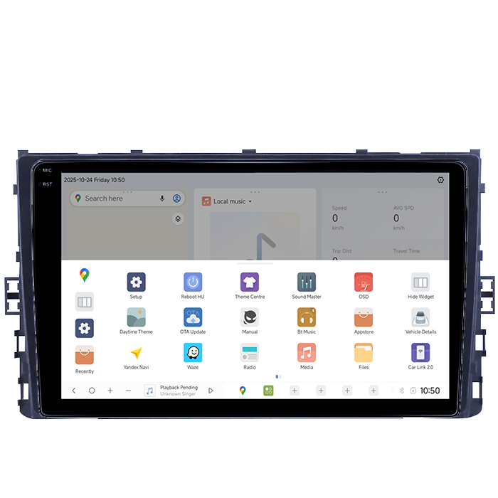 Navigatie Volkswagen T6 2015+, Taigo, T-Roc, T-Cross, Caravelle, Arteon DUDU3, 4GB RAM 64GB ROM, Octacore, Platforma 8581, Android, Display QLED 9", DSP, Carplay&AndroidAuto [2]