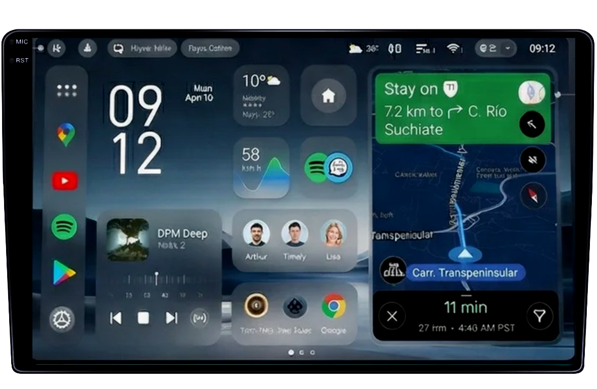 Navigatie Universala TEYES, 4/6/8 GB Ram, 64/128 GB Rom, Android Auto / CarPlay, Magazin Play, Waze, Youtube [3]