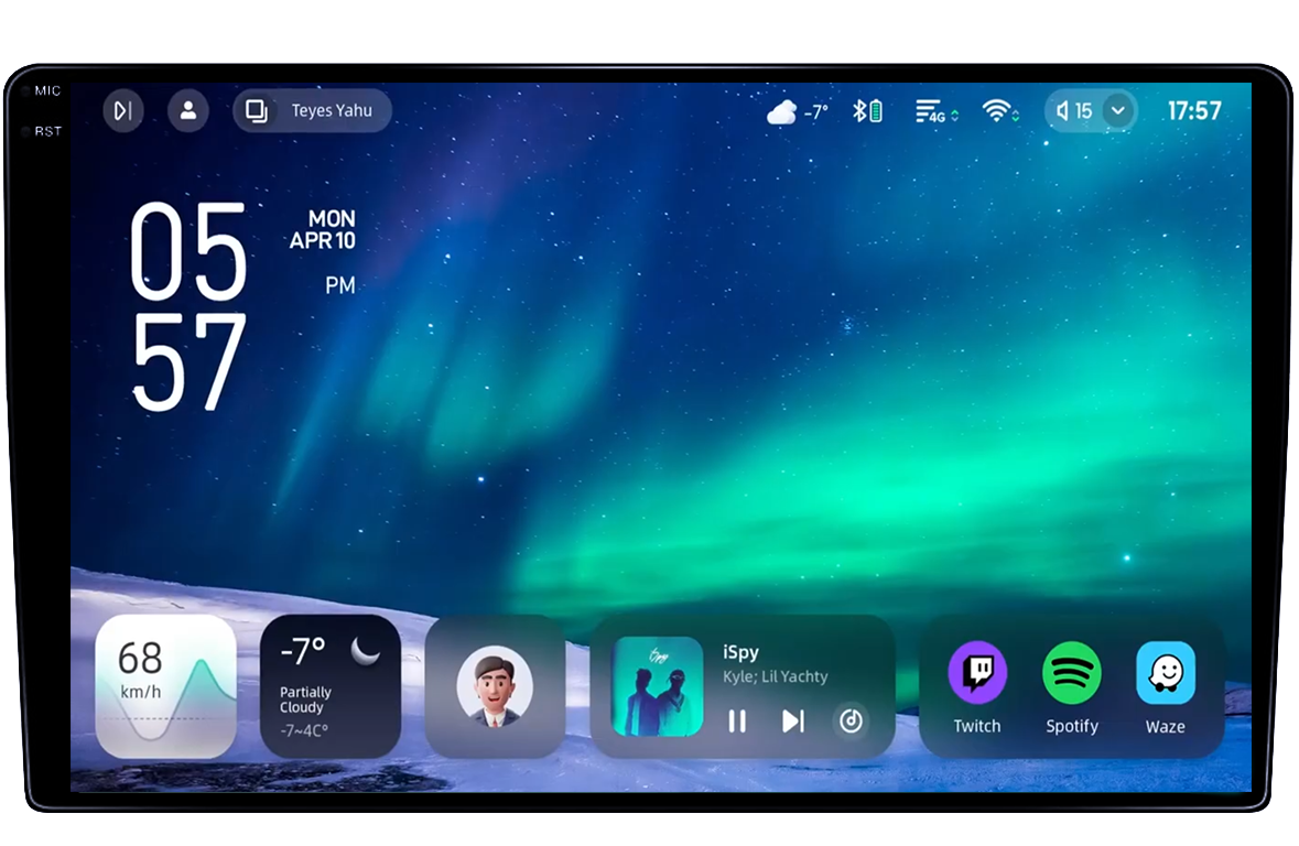 Navigatie Universala TEYES, 4/6/8 GB Ram, 64/128 GB Rom, Android Auto / CarPlay, Magazin Play, Waze, Youtube [4]