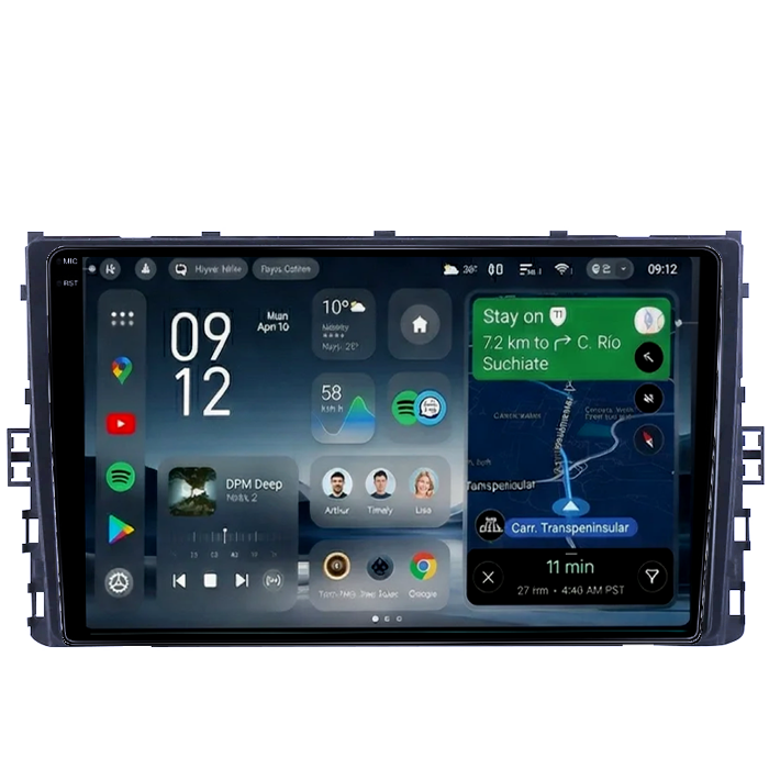 Navigatie TEYES Volkswagen T6 2015+, Taigo, T-Roc, T-Cross, Caravelle, Arteon, 4/6/8 GB Ram, 64/128 GB Rom, Android Auto / CarPlay, Magazin Play, Waze, Youtube [2]