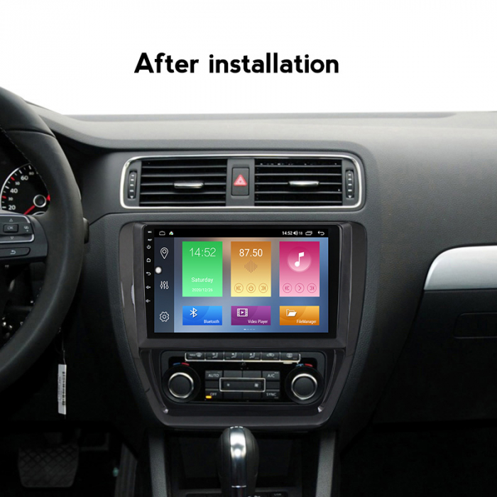(Resigilata) Navigatie dedicata Volkswagen Sagitar, Jetta 2012-2015, 2GB RAM 32GB ROM, Quad Core, Display 9" IPS Full HD, Carplay, Android 14, Bluetooth, Magazin Play, Suport camere AHD [2]