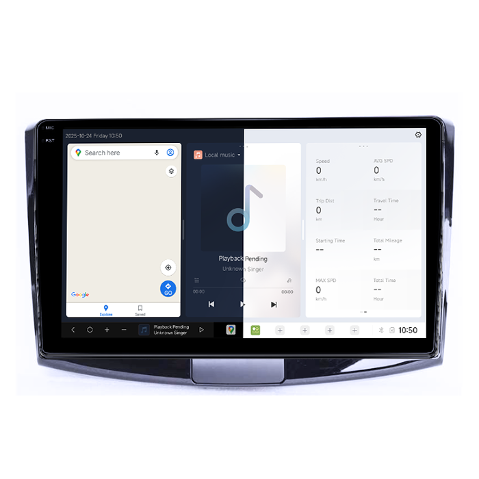 Navigatie Volkwagen Passat B6/B7/CC Negru DUDU3, 4GB RAM 64GB ROM, Octacore, Platforma 8581, Android, Display QLED 9", DSP, Carplay&AndroidAuto [5]