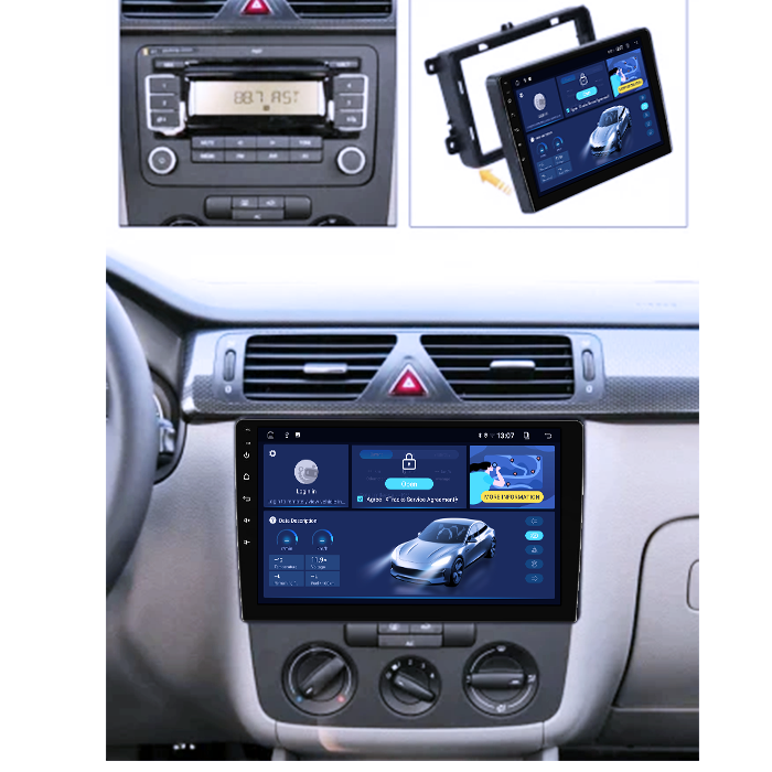 Navigatie dedicata VW Golf 5 2004-2010 DUDU3, 4GB RAM 64GB ROM, Octacore, Platforma 8581, Android, Display QLED 9", DSP, Carplay&AndroidAuto [6]