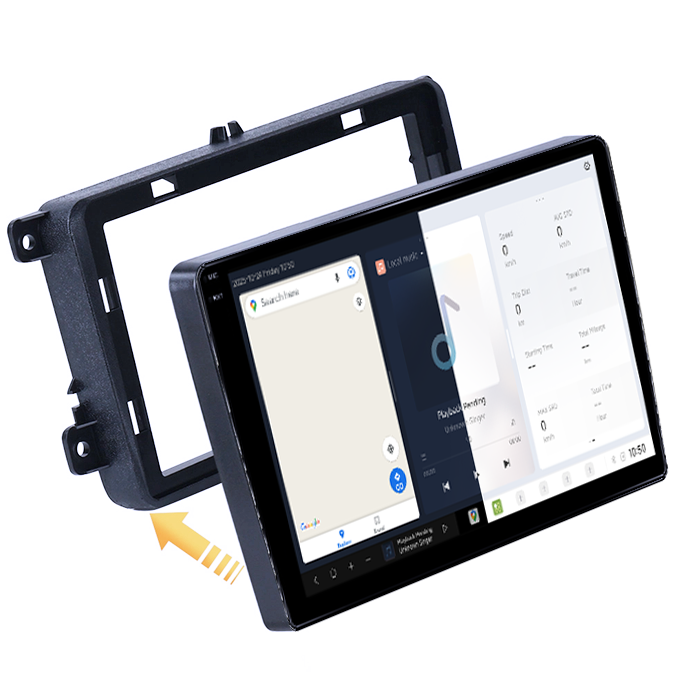 Navigatie dedicata VW Golf 5 2004-2010 DUDU3, 4GB RAM 64GB ROM, Octacore, Platforma 8581, Android, Display QLED 9", DSP, Carplay&AndroidAuto [2]