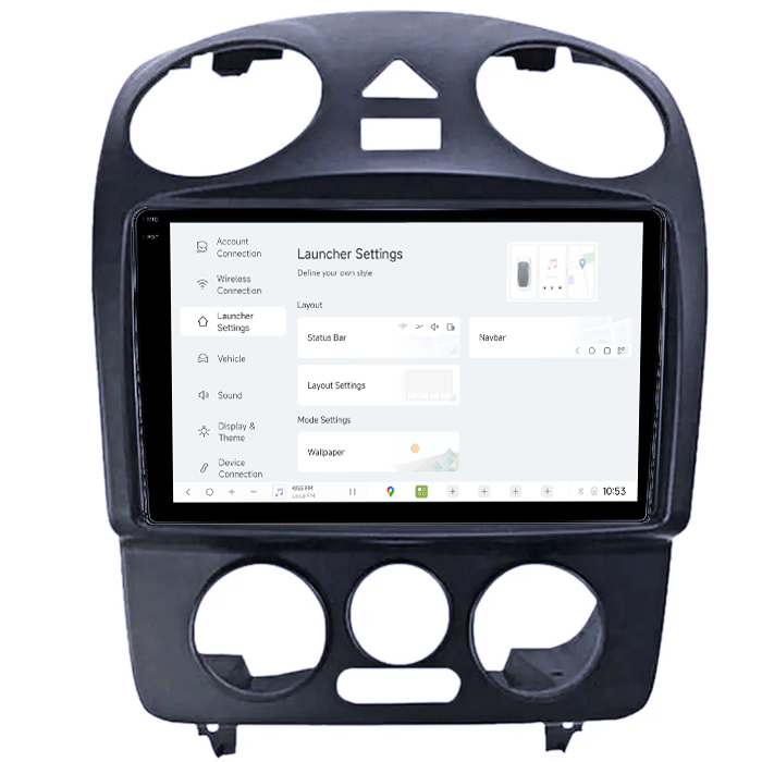 Navigatie dedicata Volkswagen Beetle 1998-2011 DUDU3, 4GB RAM 64GB ROM, Octacore, Platforma 8581, Android, Display QLED 9", DSP, Carplay&AndroidAuto [4]