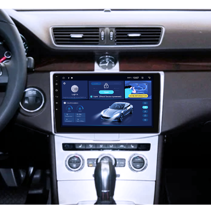 Navigatie Volkwagen Passat B6/B7/CC Gri DUDU3, 4GB RAM 64GB ROM, Octacore, Platforma 8581, Android, Display QLED 9", DSP, Carplay&AndroidAuto [6]