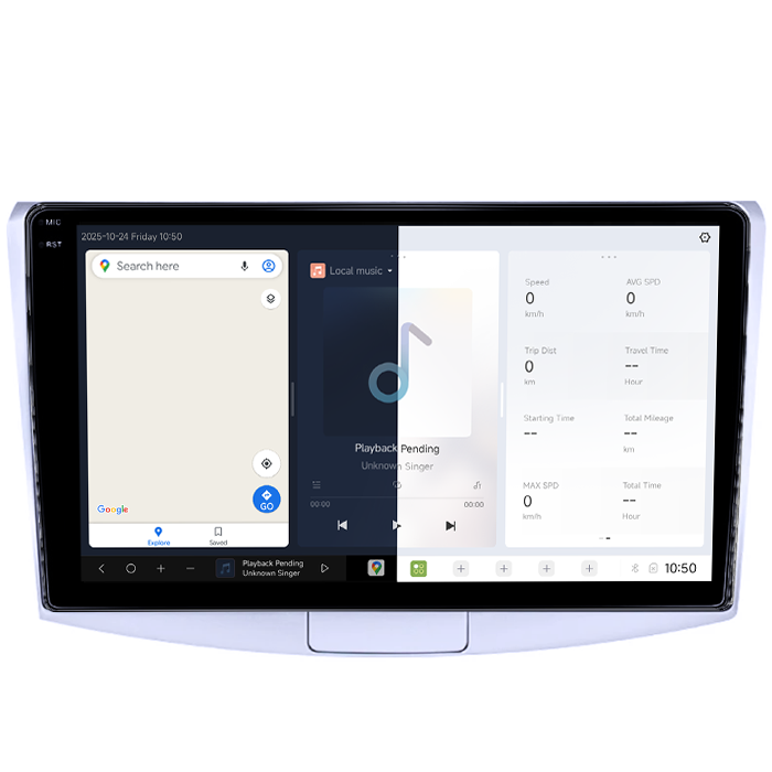 Navigatie Volkwagen Passat B6/B7/CC Gri DUDU3, 4GB RAM 64GB ROM, Octacore, Platforma 8581, Android, Display QLED 9", DSP, Carplay&AndroidAuto [5]
