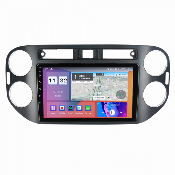 (Resigilata) Navigatie dedicata VW Tiguan 2007-2016, Golf 5/6+, 2GB RAM 32GB ROM, Quad Core, Display 9" IPS Full HD, Carplay, Android 14, Bluetooth, Magazin Play, Suport camere AHD [5]
