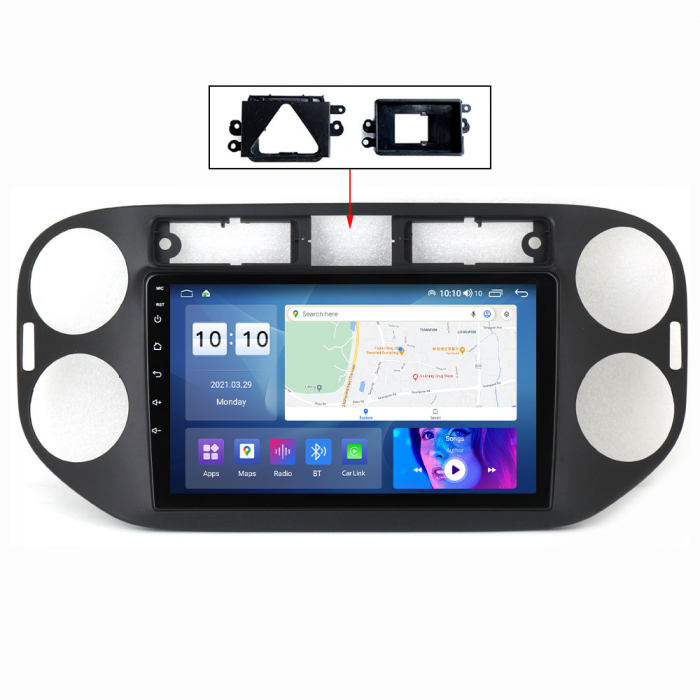 (Resigilata) Navigatie dedicata VW Tiguan 2007-2016, Golf 5/6+, 2GB RAM 32GB ROM, Quad Core, Display 9" IPS Full HD, Carplay, Android 14, Bluetooth, Magazin Play, Suport camere AHD [9]