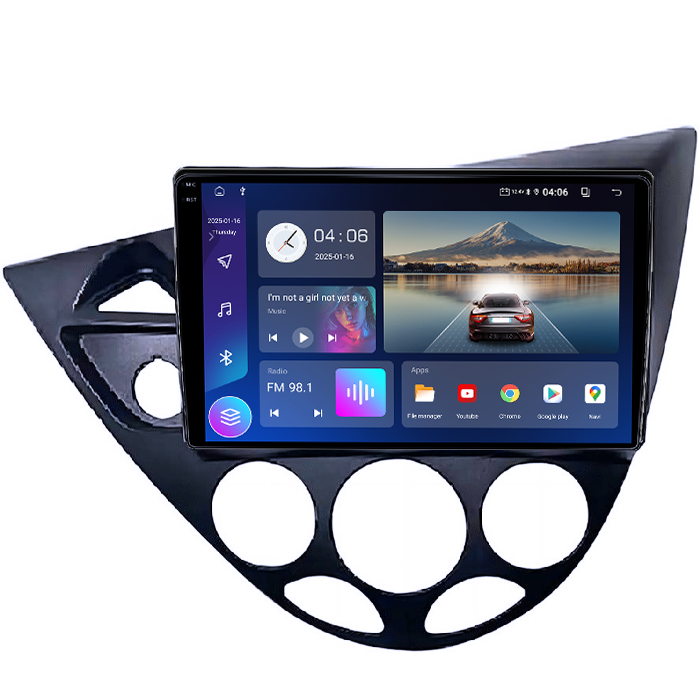 Navigatii dedicatadedicate Focus 1999-2005, 4GB RAM 64GB ROM, Quadcore, Android 14, Display QLED 1K 9", DSP, Carplay&Android Auto, Suport camere AHD [3]