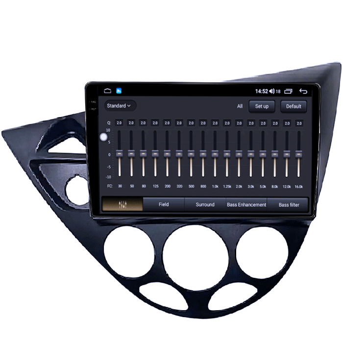 Navigatii dedicate Focus 1999-2005, 8GB RAM 128GB ROM, Octacore, Platforma 7862, Android 14, Display QLED 2K 9", Suporta camera 360", DSP, Carplay&Android Auto, [3]