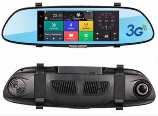 Oglinda cu DVR ecran de 7", 1+16G, QuadCore, unghi de vizualizare de 140 de grade [1]