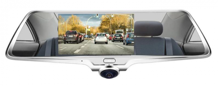 Oglinda cu monitor de 5 INCH camera video 360 grade [1]