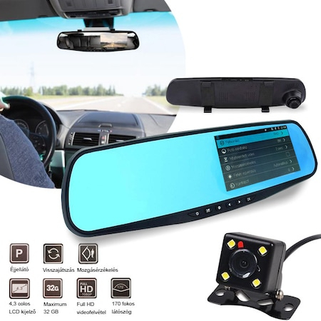 Pachet Oglinda DVR si Camera spate, Navigatie Mirrorlink MP5, VW Golf 4, Passat B5, Polo9n, Skoda, Seat -2005 [6]