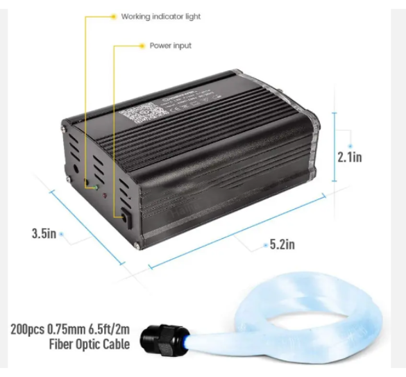 Kit Fibra Optica RGB Plafon Cer instelat 800 fire [2]