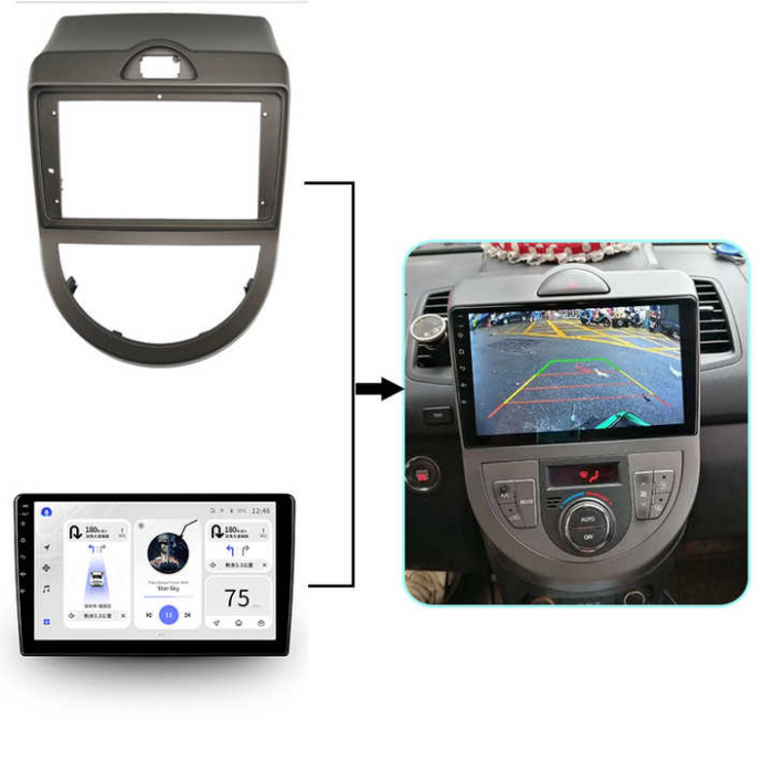 Rama adaptabila compatibil cu Kia Soul 2008-2011 de 9 inch [4]