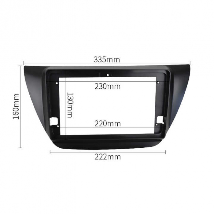 Rama adaptoare compatibil cu Mitsubishi Lancer IX 2006-2010 de 9 inch [2]