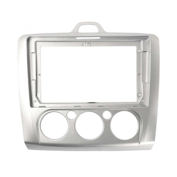 Rama adaptoare compatibil cu Ford Focus 2005-2011 Silver/Black, clima manuala de 9 inch [1]