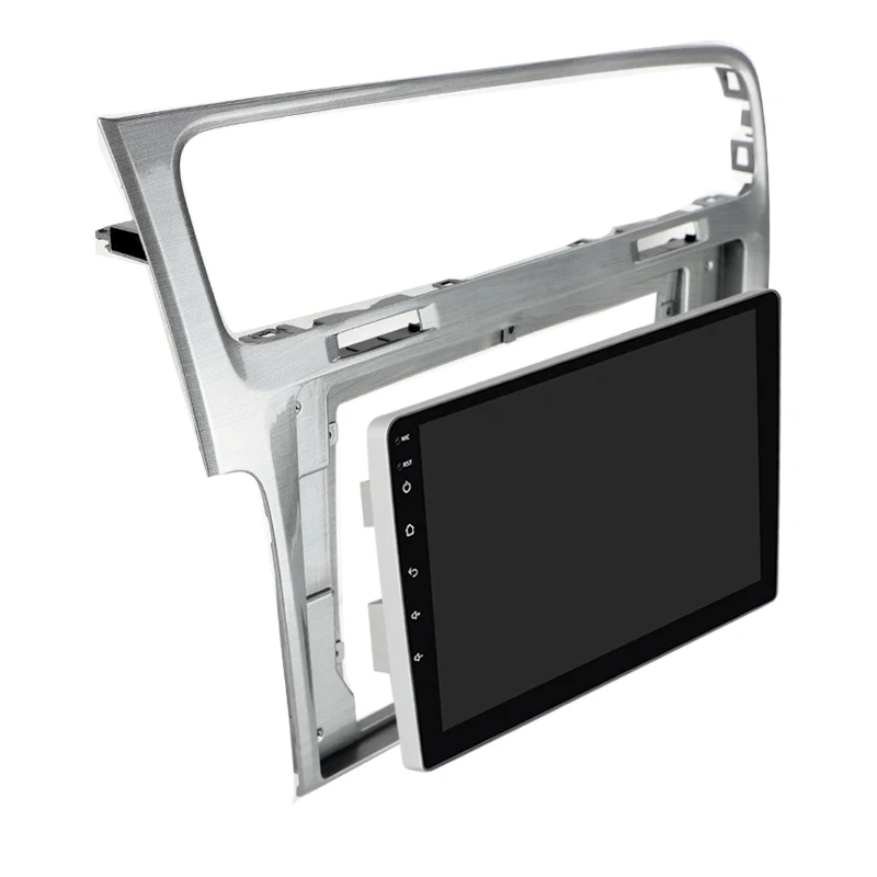Rama adaptoare compatibil cu Golf 7 2013-2015, gri de 10.1 inch [2]