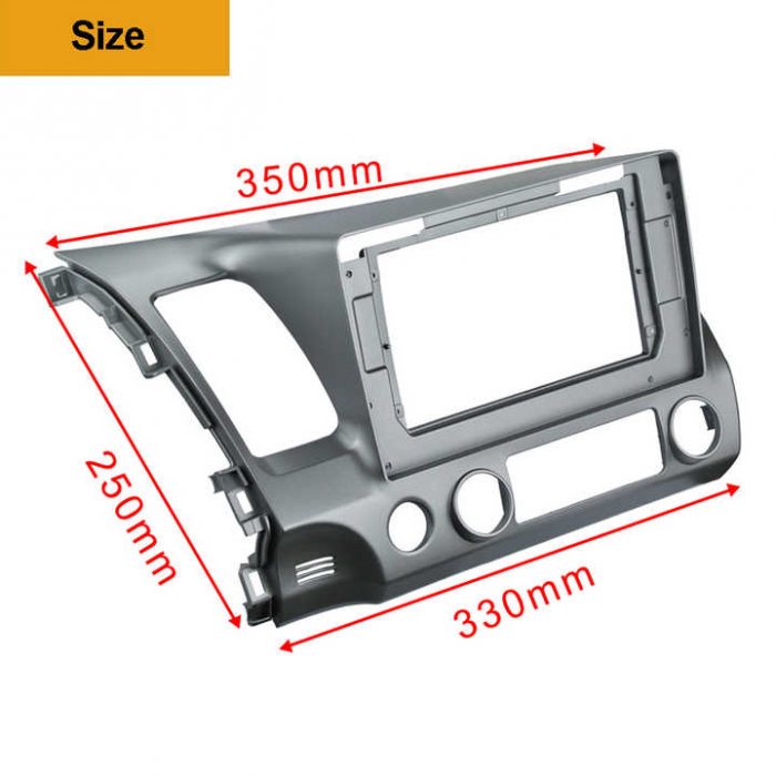 Rama adaptoare compatibil cu Honda civic 2006-2011, de 10.2 inch [3]