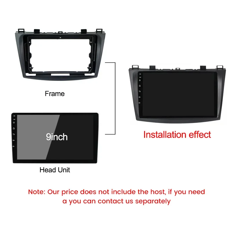 Rama adaptoare compatibil cu Mazda 3 2013-2016 de 10.2 inch [4]