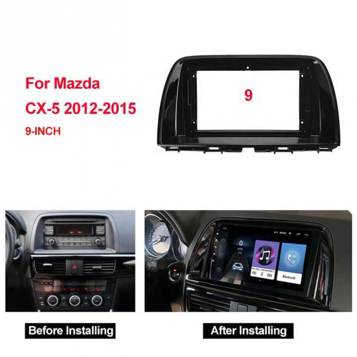 Rama adaptoare compatibil cu Mazda CX5 2012-2017 de 9 inch [5]